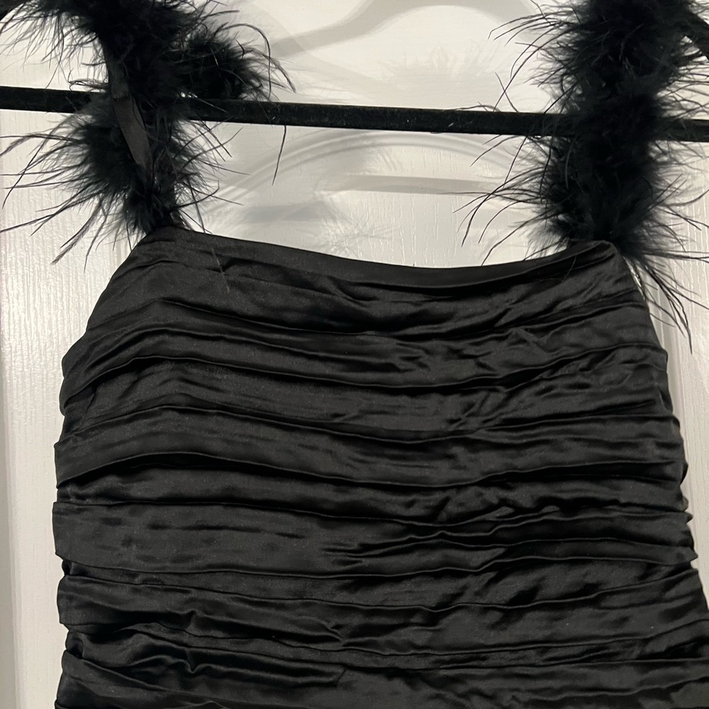 Rachel Zoe Black Textured Fabric